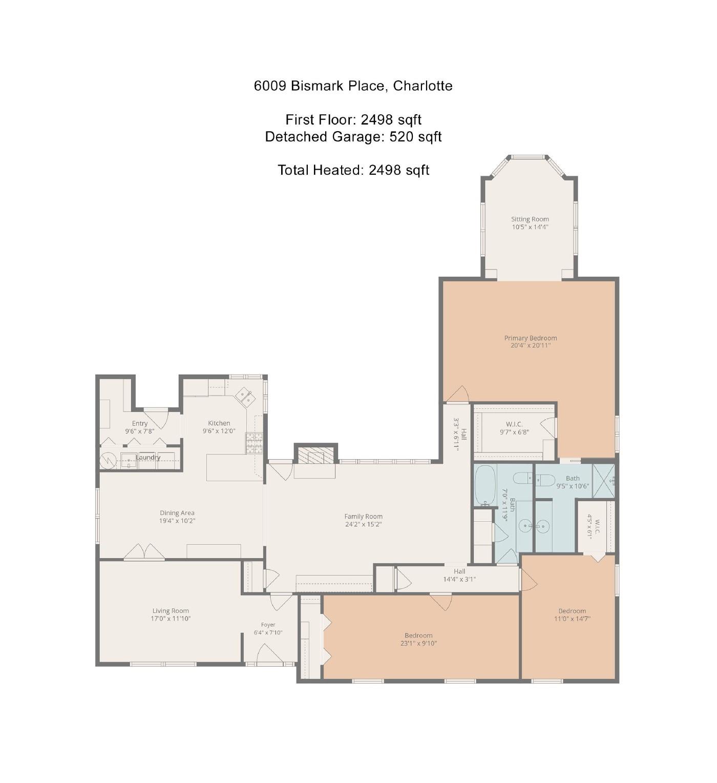 6009 Bismark Place, Charlotte, NC 28211 | Realty.com