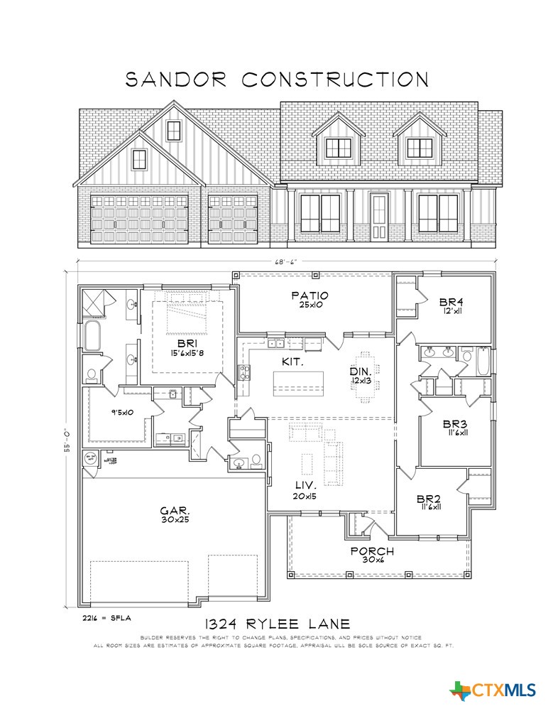 1324 Rylee Lane, Salado, TX 76571