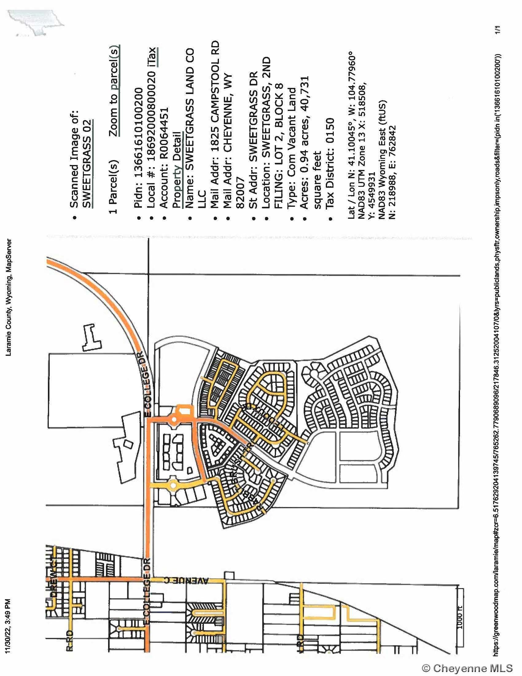 Lot 2, Block 8 MURRAY RD, Cheyenne, WY 82007 — photo 2
