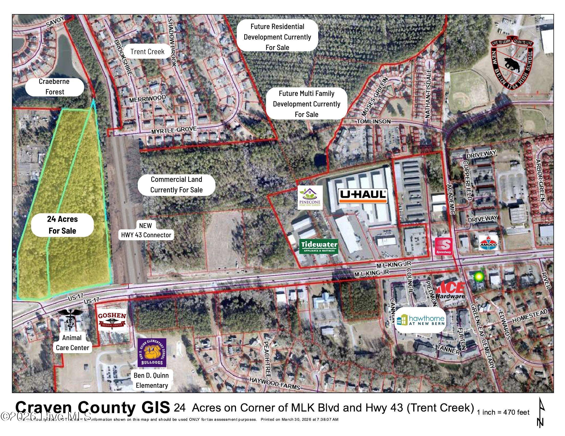 24 Acres Corner Of Mlk & 43 Boulevard — photo
