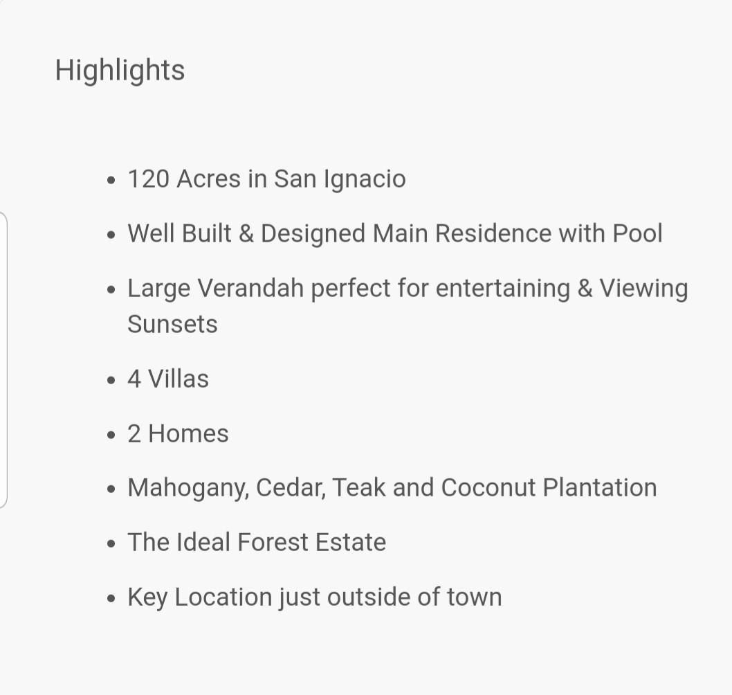 120 Acres W/ 4 Villas & 2 Homes — photo