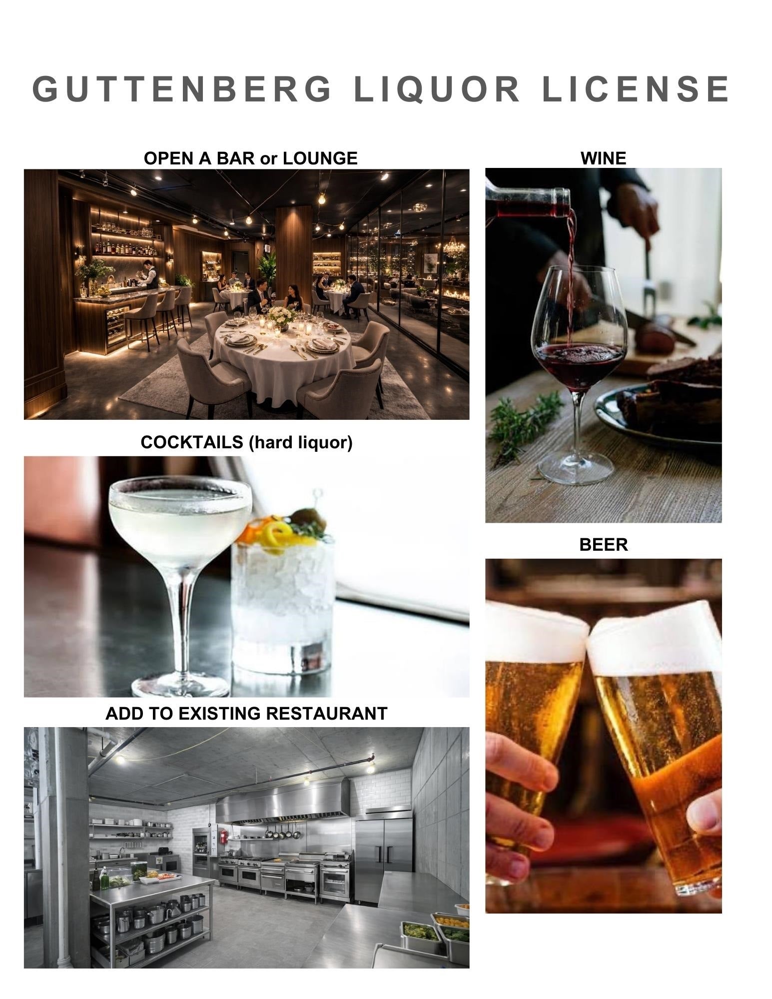 Guttenberg Liquor License — photo