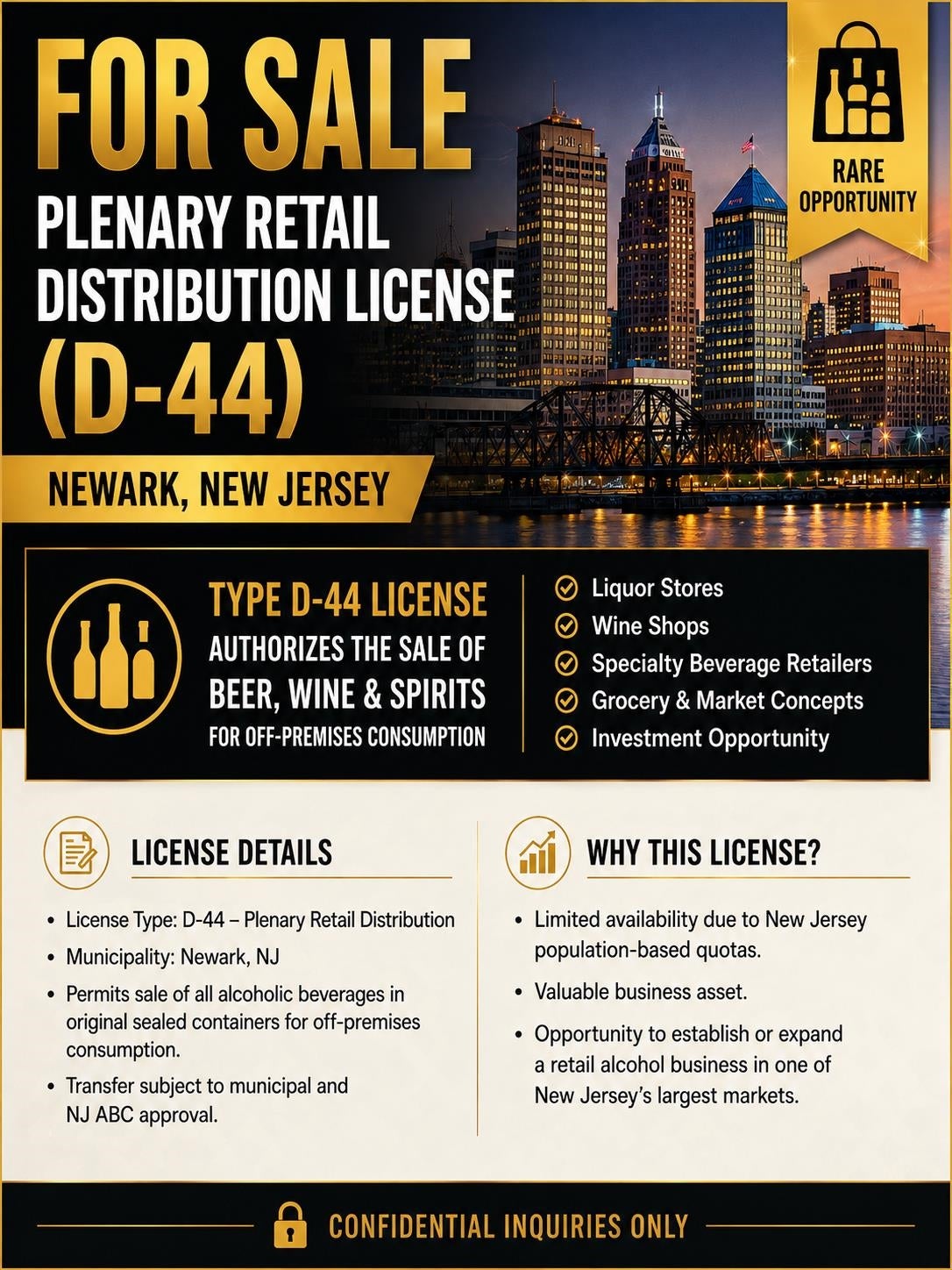 D-44 Liquor License — photo