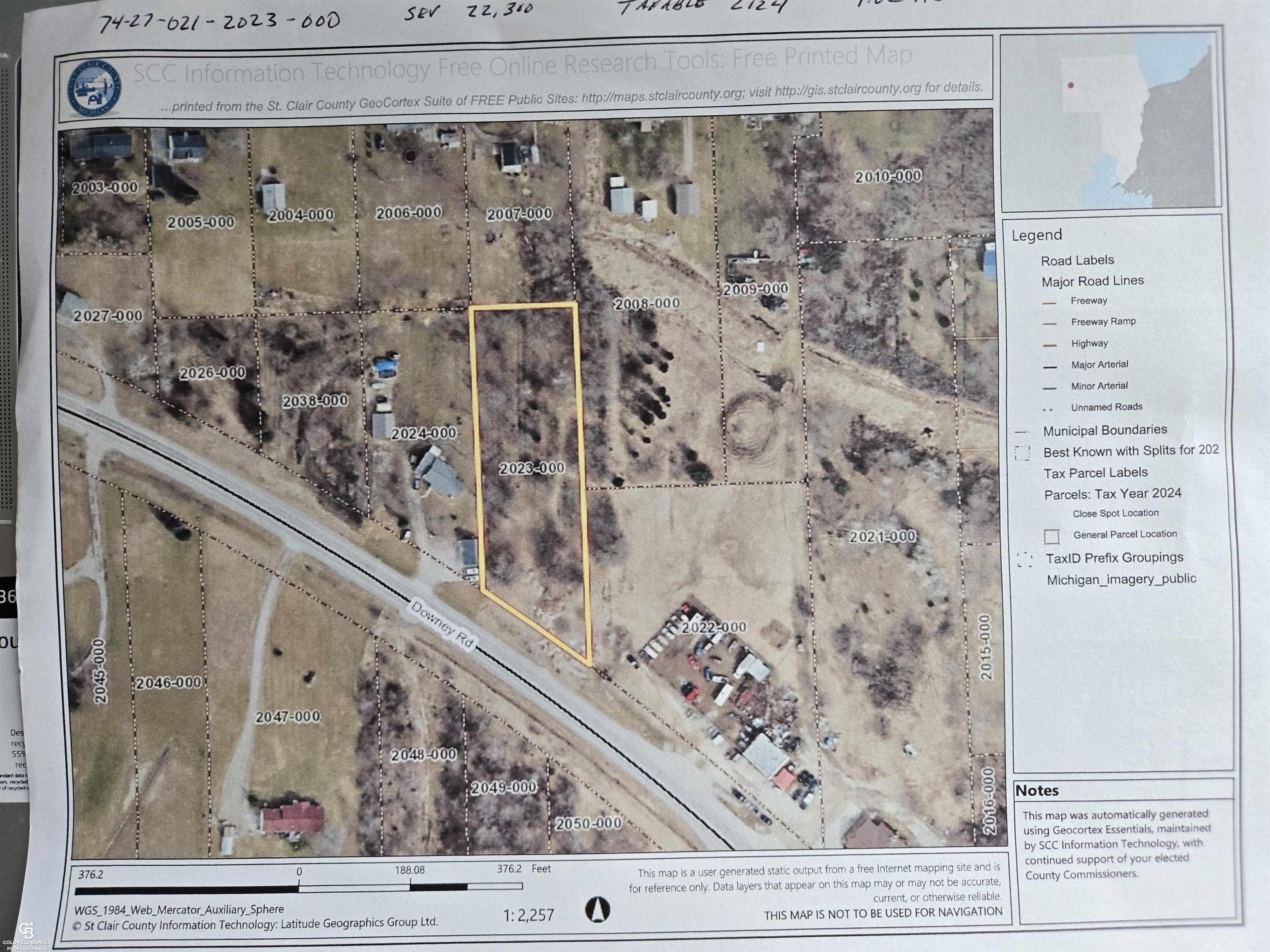 0 Downey Road, Capac, MI 48014 — photo 2