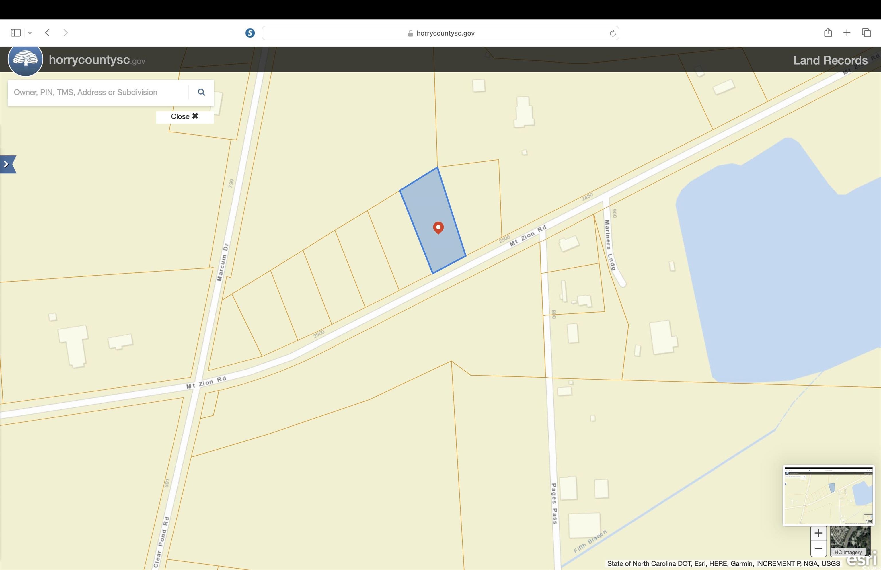 Mount Zion Rd., Loris, SC 29569