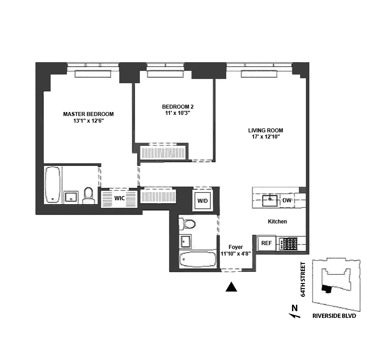 80 Riverside Boulevard 7-a — photo