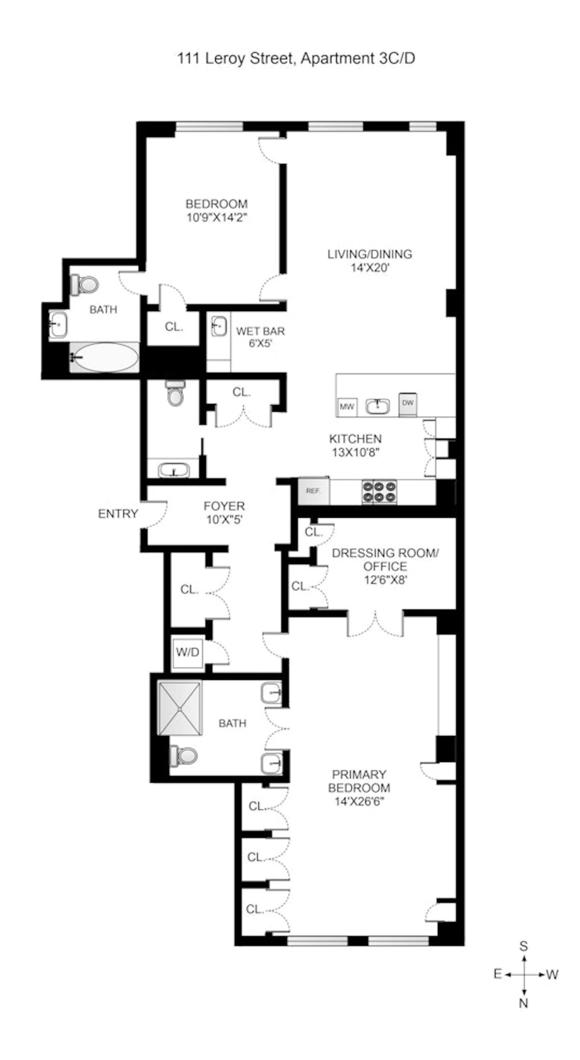 111 Leroy Street 3C/D — photo